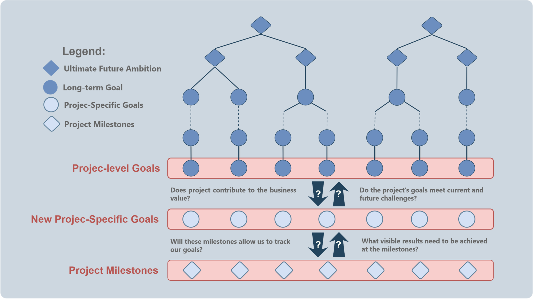 Create a Vision Business Goals and Strategies and Project Goals and Strategies