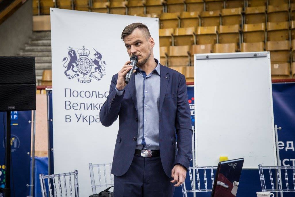 Speaking session at East Expo in the UNDP Ukraine program.
